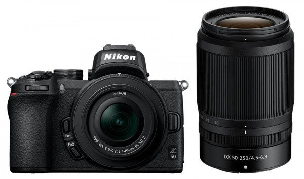 Nikon Z50II + 16-50 DX + 50-250 DX + SDXC 128GB - Gar. Nital 4 anni - Cine Sud è da 48 anni sul mercato! NMZ752