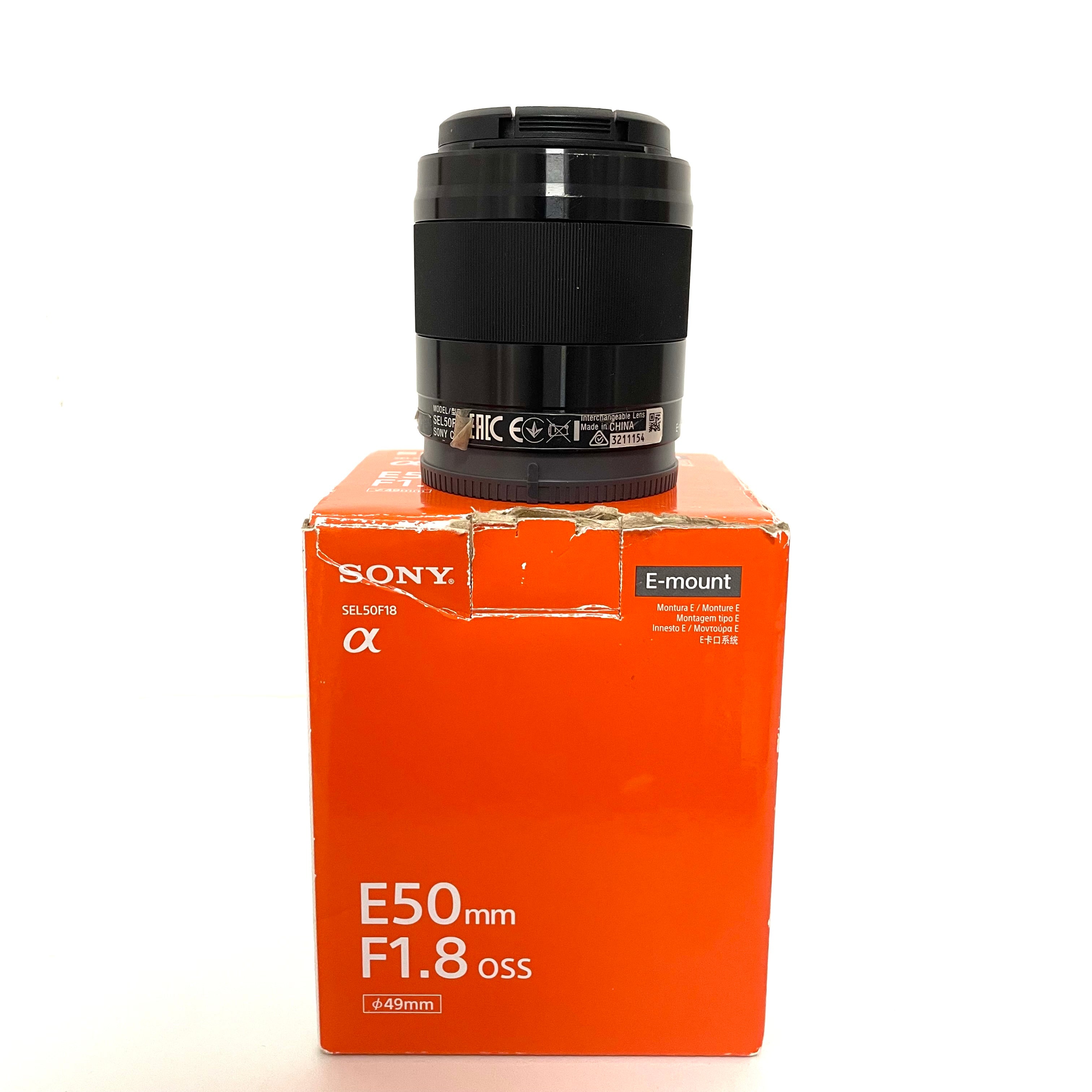 Sony E50 F1.8 oss x aps-c SEL50F18  usato